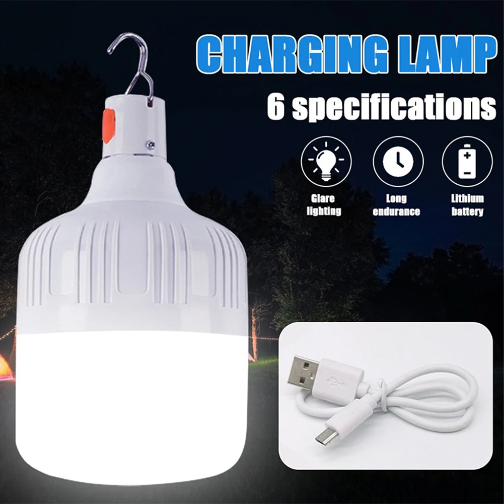 Portable Emergency Lights with Hook Outdoor USB Rechargeable Mobile LED Lamp Bulbs Fishing Camping Patio Porch Garden Lighting
Portable Emergency Lights with Hook Outdoor USB Rechargeable Mobile LED Lamp Bulbs Fishing Camping Patio Porch Garden Lighting
