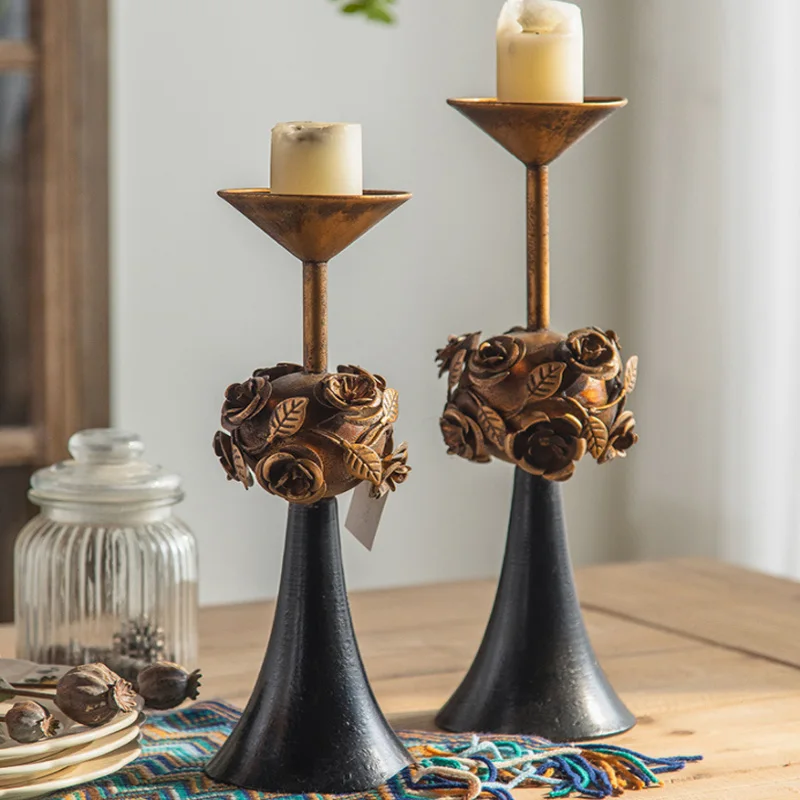 Nordic Modern Candlestick Dining Table Wedding Decoration Home Room Romantic Decor Rose Shape Candle Holders Luxury Ornaments
Nordic Modern Candlestick Dining Table Wedding Decoration Home Room Romantic Decor Rose Shape Candle Holders Luxury Ornaments