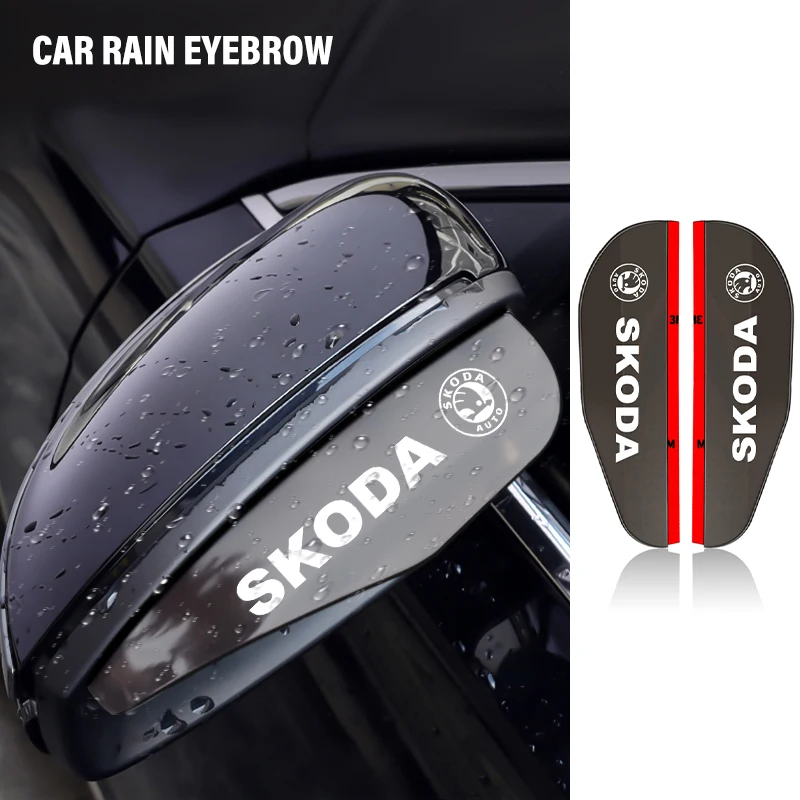 2Pcs Car Rearview Mirror Protector Auto Parts Rain Eyebrow Visor Shade Cover For Skoda Octavia A5 A4 Mk1 Superb Rapid Fabia Yeti
2Pcs Car Rearview Mirror Protector Auto Parts Rain Eyebrow Visor Shade Cover For Skoda Octavia A5 A4 Mk1 Superb Rapid Fabia Yeti