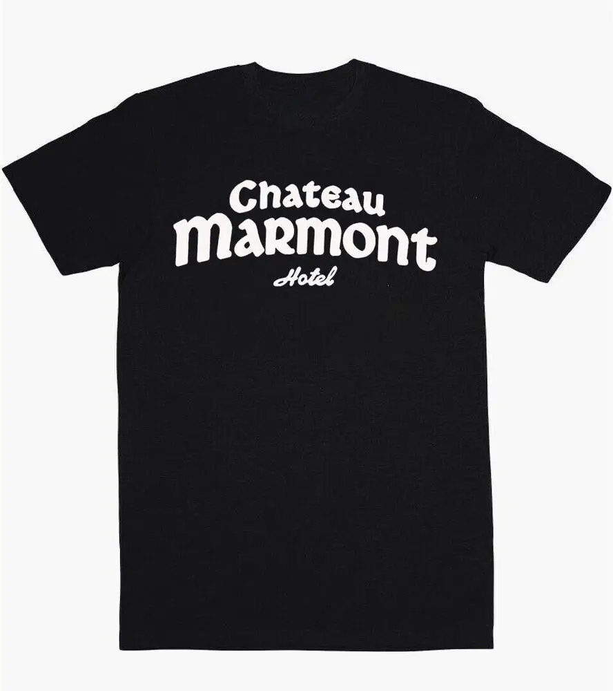 Новинка 1970, футболка с логотипом Шато мармонт, футболка унисекс Sz Usa 
Новинка 1970, футболка с логотипом Шато мармонт, футболка унисекс Sz Usa