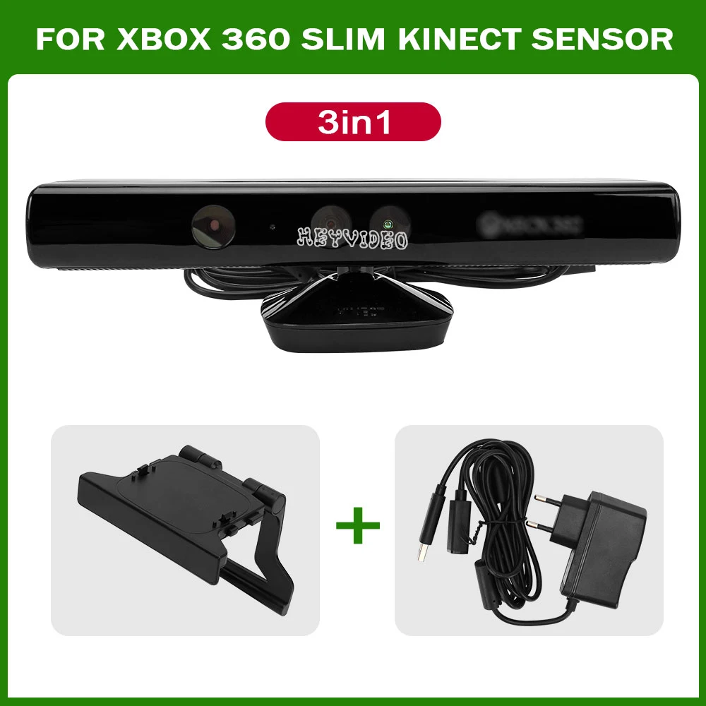 Камера с сенсорным экраном, чувствительным Kinect с регулируемой подставкой для телевизора для Xbox360 Slim EU/US Plug AC Adapter
Камера с сенсорным экраном, чувствительным Kinect с регулируемой подставкой для телевизора для Xbox360 Slim EU/US Plug AC Adapter