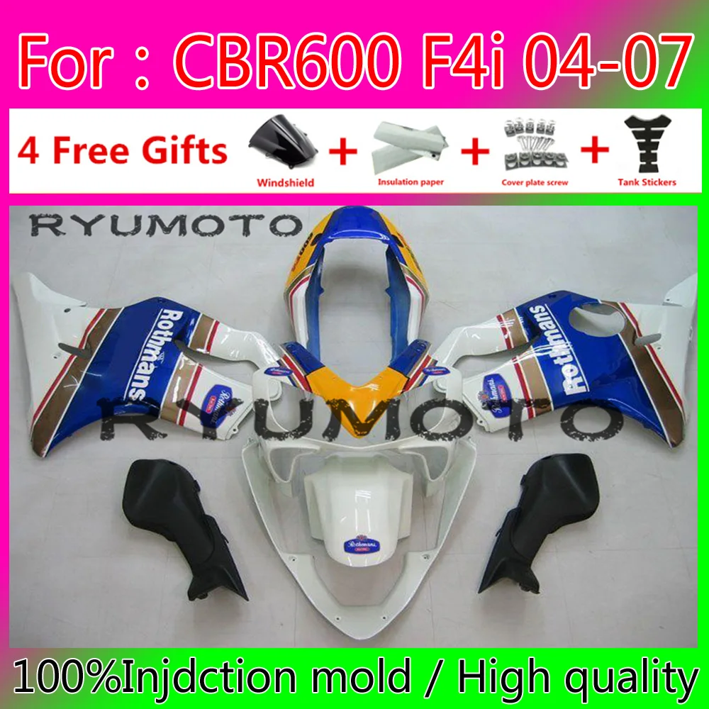 New ABS Motorcycle Fairings kit for Honda CBR 600 F4i 2004 2007 fairings CBR600 F4i 04 07 fairing
New ABS Motorcycle Fairings kit for Honda CBR 600 F4i 2004 2007 fairings CBR600 F4i 04 07 fairing