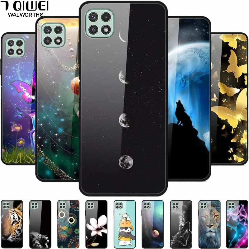 Cover For Galaxy A22s 5G Case A22 5G Luxury Tempered Glass Hard Funda for Samsung Galaxy A22 5G Case A 22s Protection Euti Moon
Cover For Galaxy A22s 5G Case A22 5G Luxury Tempered Glass Hard Funda for Samsung Galaxy A22 5G Case A 22s Protection Euti Moon