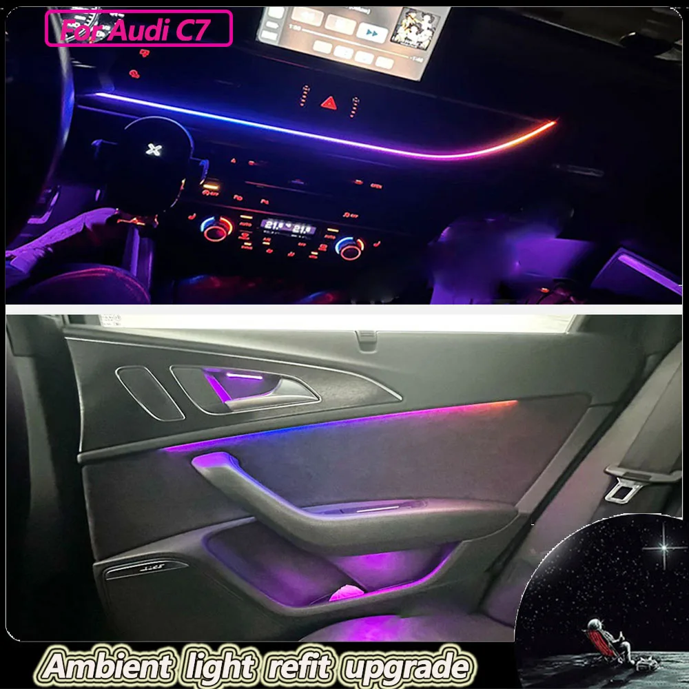 LED Ambient light for Audi A6 C7 S7 S6 A7 RS6 RS7 2012-2018 interior lighting dashbaord led atmosphere lamp
LED Ambient light for Audi A6 C7 S7 S6 A7 RS6 RS7 2012-2018 interior lighting dashbaord led atmosphere lamp