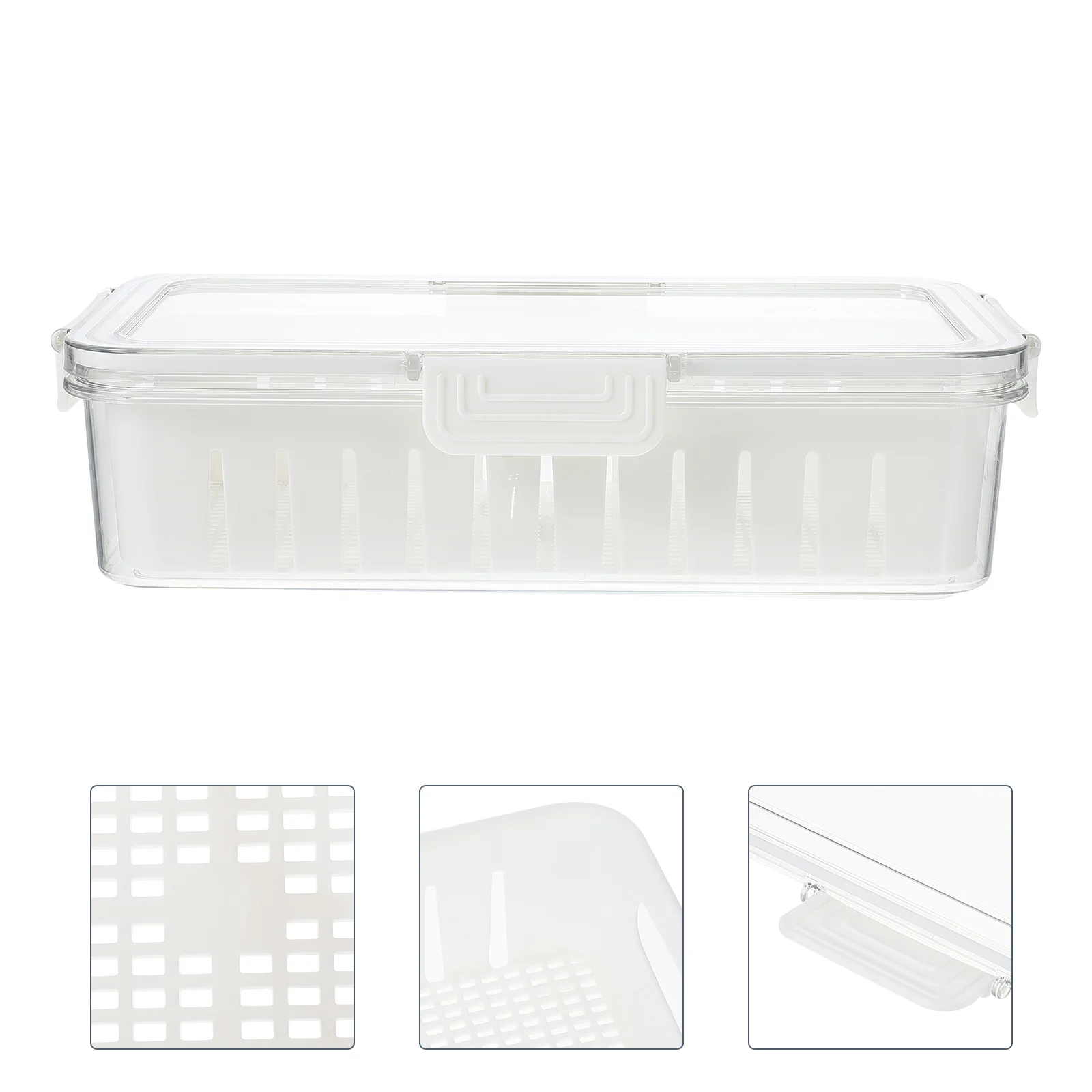 1Pc Draining Container Kitchen Drain Box Fruit Draining Holder for Kitchen Fridge
1Pc Draining Container Kitchen Drain Box Fruit Draining Holder for Kitchen Fridge