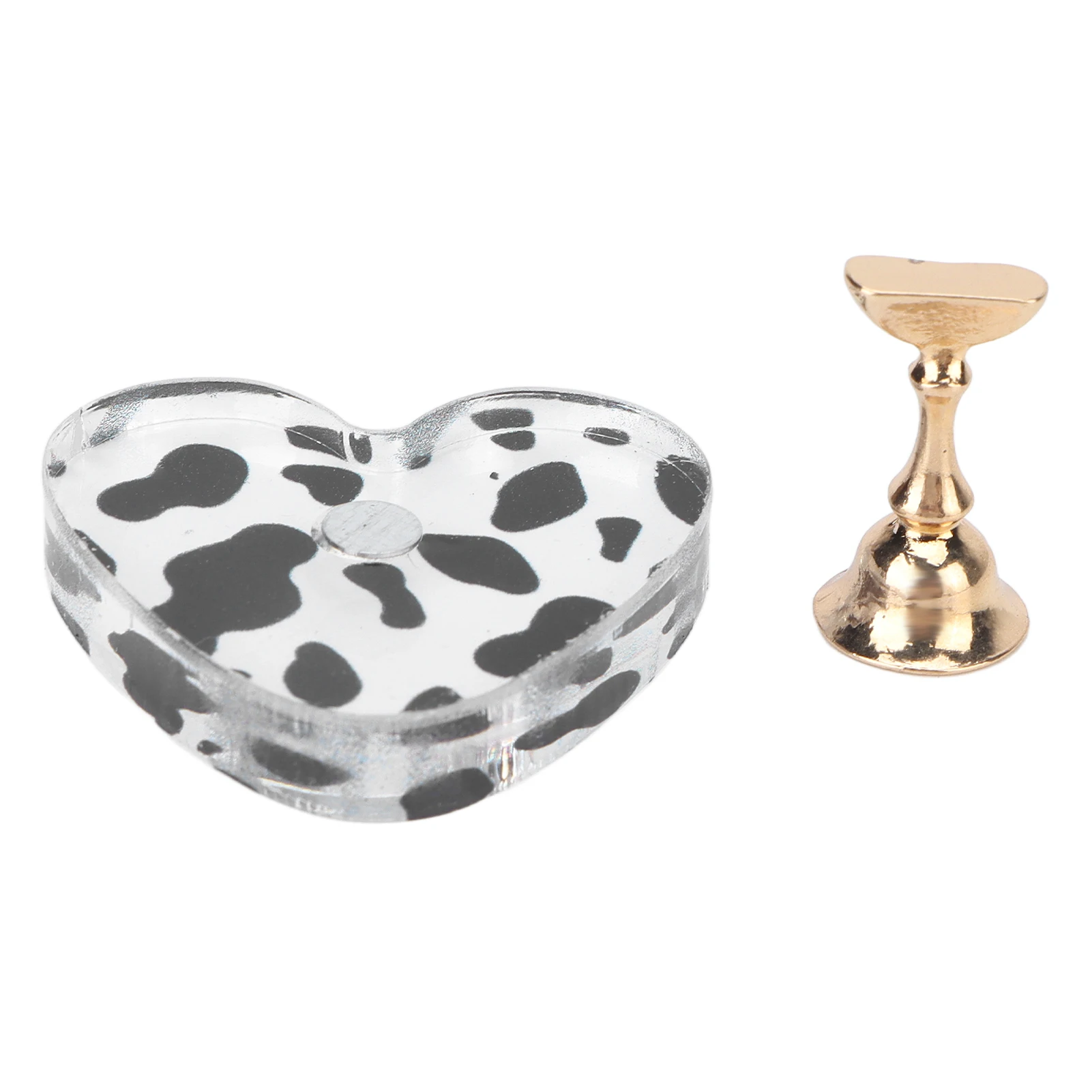 Nail Display Stand Acrylic Cow Texture Magnetic DIY Nail Tip Holder for Salon Home Manicure PracticeGolden
Nail Display Stand Acrylic Cow Texture Magnetic DIY Nail Tip Holder for Salon Home Manicure PracticeGolden