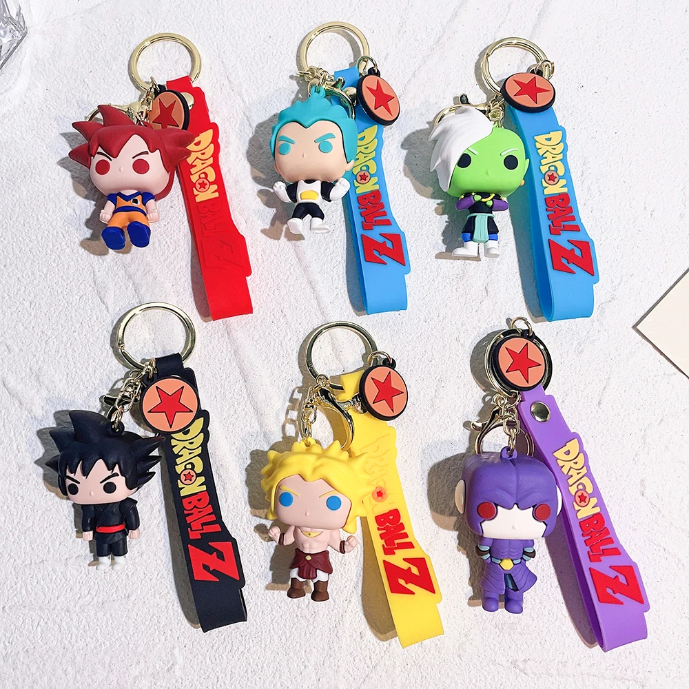 Anime Dragon Ball Cartoon Figure Silicone Keychain Son Goku Cute Pendant Keyrings for Car key Accessories Pendant Gift for Kids
Anime Dragon Ball Cartoon Figure Silicone Keychain Son Goku Cute Pendant Keyrings for Car key Accessories Pendant Gift for Kids
