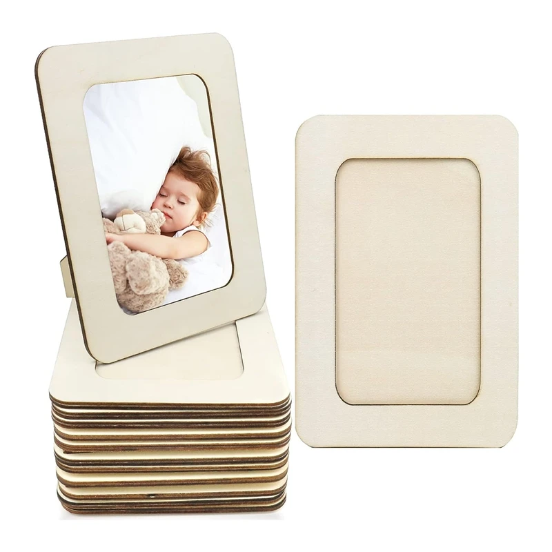 12PCS Unfinished Solid Wood Photo Picture Frames Standing Photo Frames For 4 X 6 In Photos,
12PCS Unfinished Solid Wood Photo Picture Frames Standing Photo Frames For 4 X 6 In Photos,
