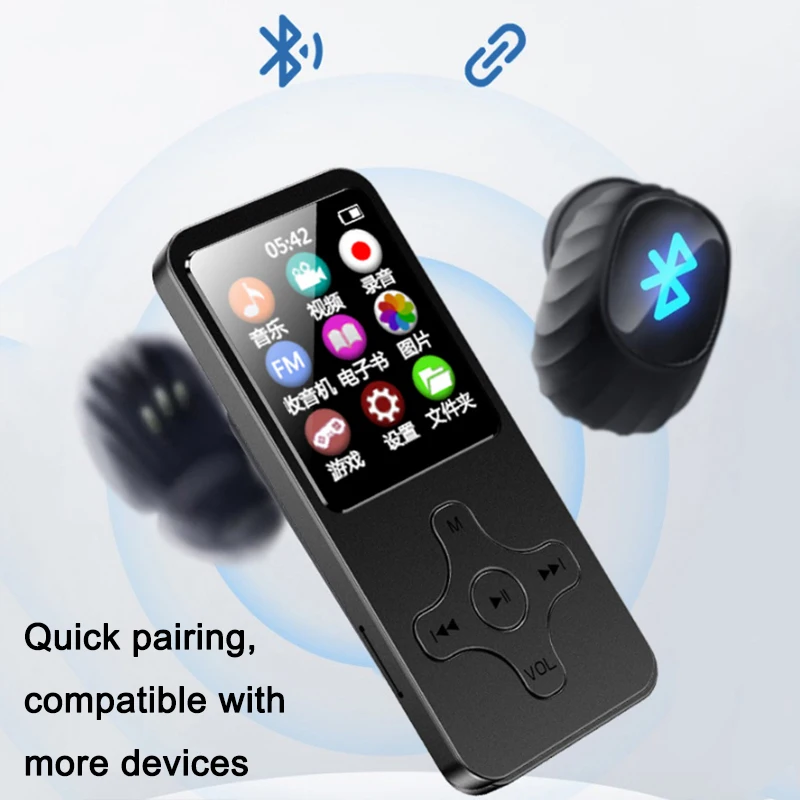 2022 New Version Bluetooth MP3 Music Player and Built-in 16GB HiFi Portable Walkman with Radio/FM/Record Mini Portable Walkman
2022 New Version Bluetooth MP3 Music Player and Built-in 16GB HiFi Portable Walkman with Radio/FM/Record Mini Portable Walkman