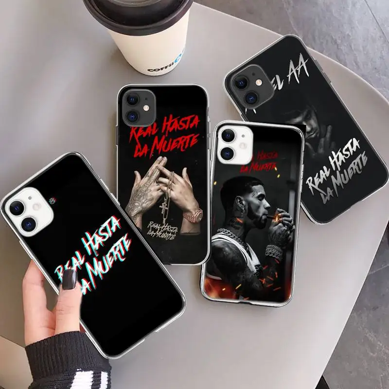 Anuel AA Phone Case Transparent soft For iphone 11 13 12 14 x xs xr pro max mini plus
Anuel AA Phone Case Transparent soft For iphone 11 13 12 14 x xs xr pro max mini plus