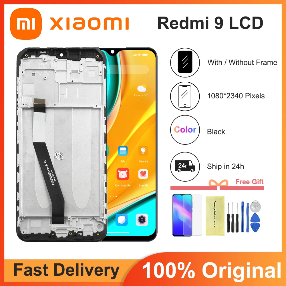 ЖК-дисплей 6,53 дюйма для Xiaomi Redmi 9 с сенсорным экраном и дигитайзером в сборе, сменный ЖК-дисплей для Redmi 9, оригинал
ЖК-дисплей 6,53 дюйма для Xiaomi Redmi 9 с сенсорным экраном и дигитайзером в сборе, сменный ЖК-дисплей для Redmi 9, оригинал