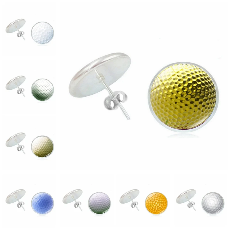 Hot! 2019 New Earrings Golf Time Glass Convex Girl Earrings Fashion Ladies Children's Jewelry
Hot! 2019 New Earrings Golf Time Glass Convex Girl Earrings Fashion Ladies Children's Jewelry