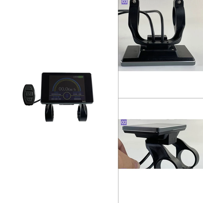 Electric Bicycle LCD M6 Display 36V/48V 5 Pin for JN E-Bike Controller E-Bike Motor Kit
Electric Bicycle LCD M6 Display 36V/48V 5 Pin for JN E-Bike Controller E-Bike Motor Kit