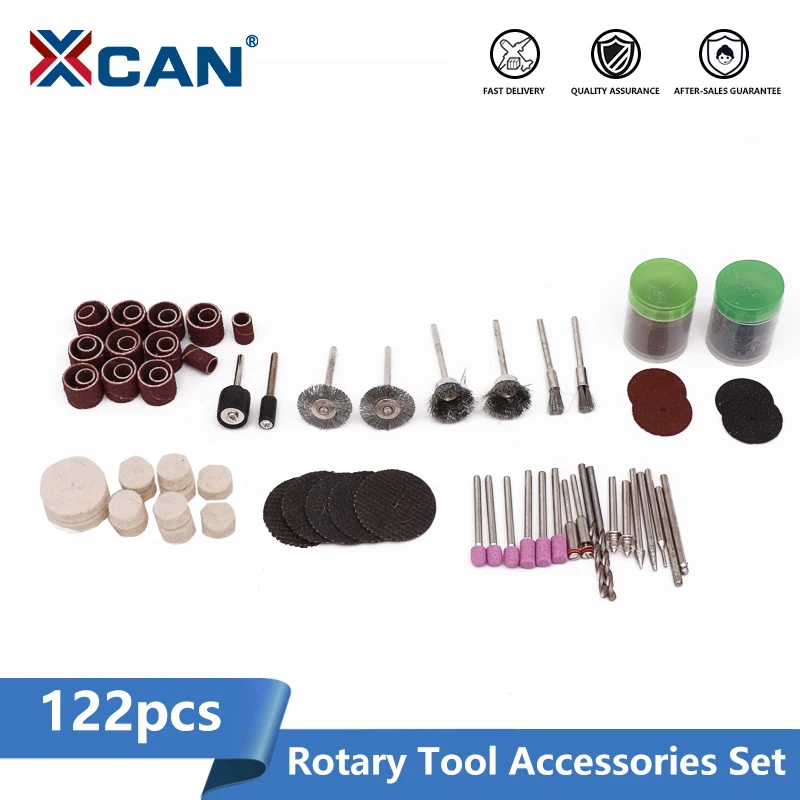 XCAN Electric Mini Drill Bit Kit Abrasive Accessories Set Sanding Polishing Cutting Engraving Tool for Dremel Rotary Tool
XCAN Electric Mini Drill Bit Kit Abrasive Accessories Set Sanding Polishing Cutting Engraving Tool for Dremel Rotary Tool