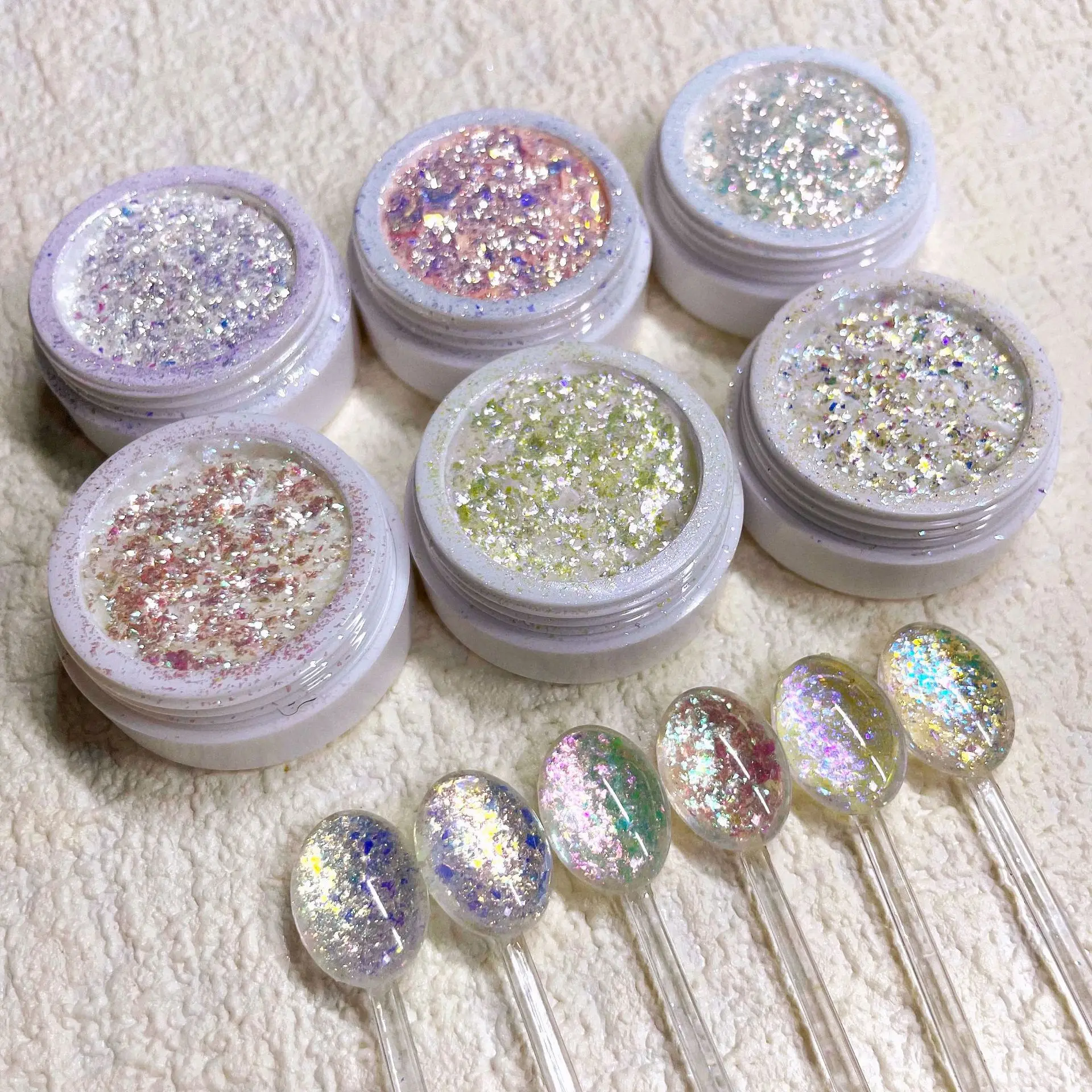 1Pcs Nail Art Glitter Ultra-Thin Chameleon Irregular Opal Powder 3D Iridescent Aurora Shimmer Foil Flakes For Polish Paillette
1Pcs Nail Art Glitter Ultra-Thin Chameleon Irregular Opal Powder 3D Iridescent Aurora Shimmer Foil Flakes For Polish Paillette