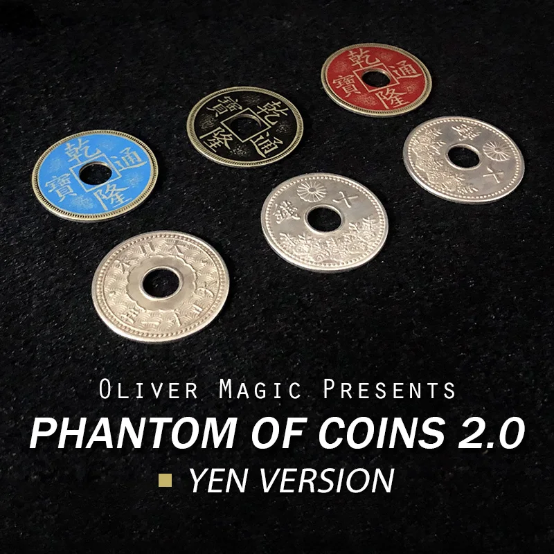 Phantom of Coins 2.0 (Yen Version) Magic Tricks Close Up Illusions Gimmick Mentalism Props Coin Appear Vanish Color Change Magia
Phantom of Coins 2.0 (Yen Version) Magic Tricks Close Up Illusions Gimmick Mentalism Props Coin Appear Vanish Color Change Magia