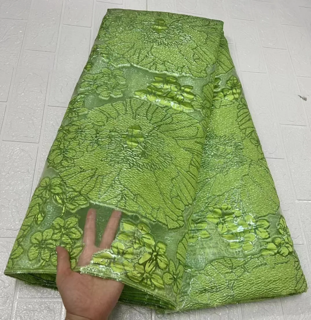 Green French Jacquard Lace Fabric 2022 High Quality African Lace Fabric Nigerian Brocade Organza Wed Lace Fabric Diy Sew
Green French Jacquard Lace Fabric 2022 High Quality African Lace Fabric Nigerian Brocade Organza Wed Lace Fabric Diy Sew