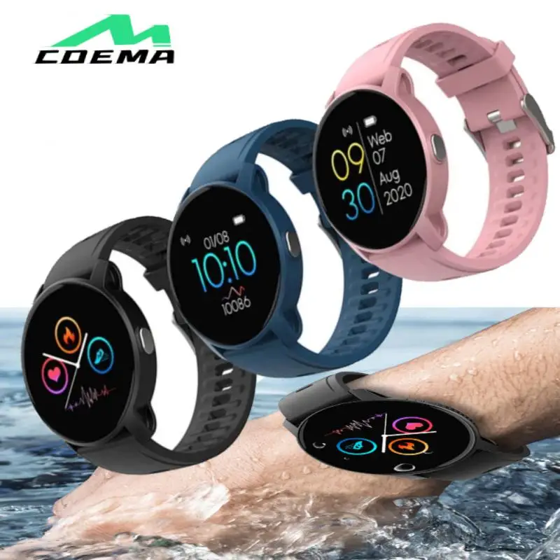 

New W9 Smart Watch Men Women Heart Rate Monitor Smartwatch Waterproof Bluetooth Fitness Sport Smart Bracelet Smartband Wristband