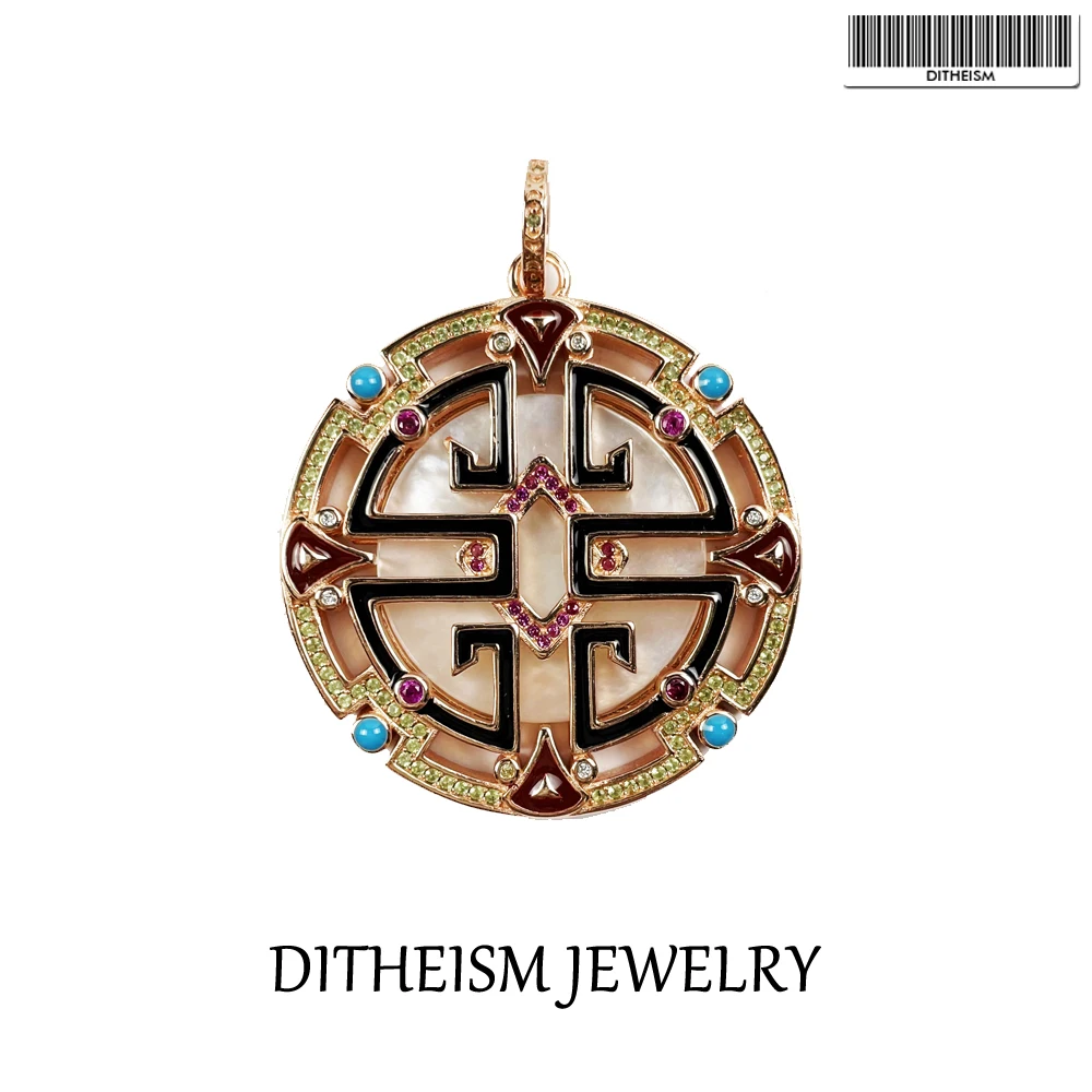 Pendant Asian Ornament Colorful Stones Rose Gold In 925 Sterling Silver 2022 Brand New Fine Women Jewelry Gracefully Ethnic Gift
Pendant Asian Ornament Colorful Stones Rose Gold In 925 Sterling Silver 2022 Brand New Fine Women Jewelry Gracefully Ethnic Gift