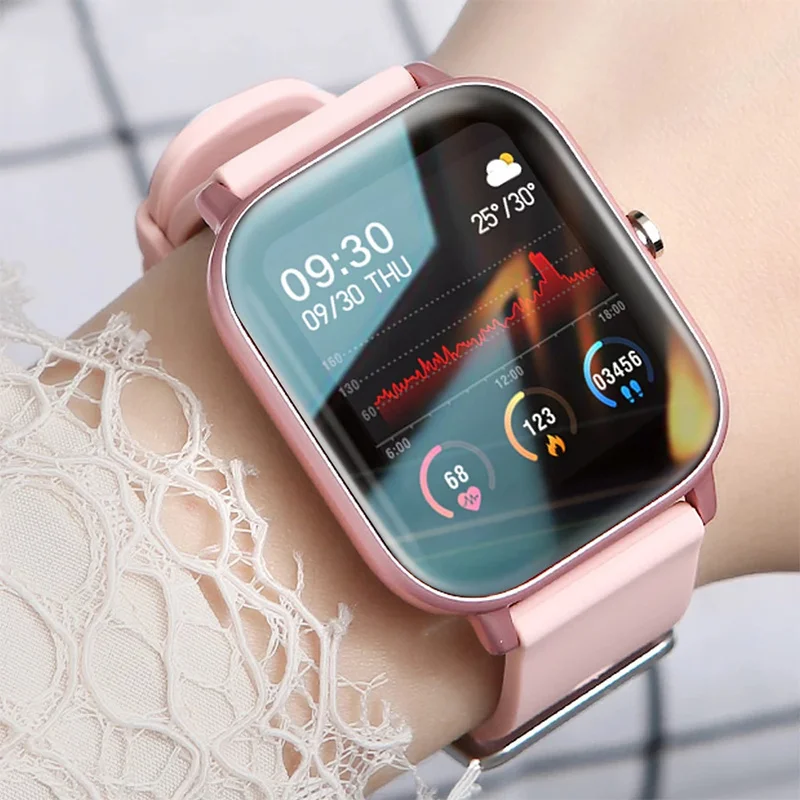 

Новинка 2023, Смарт-часы с вызовом Bluetooth для мужчин, 1,69 дюймовый сенсорный браслет, фитнес-трекер, спортивные Смарт-часы для женщин для Android IOS