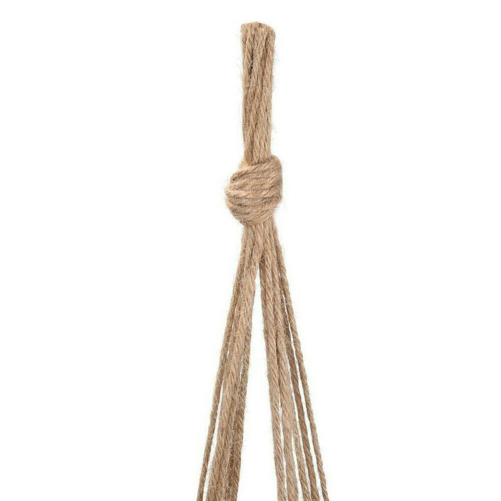 6PCS Handmade Flower Pot Net Bag Braided Home Vintage Decor Plant Hanging Basket Knotted Rope Garden Plant Hanger Pot Tray
6PCS Handmade Flower Pot Net Bag Braided Home Vintage Decor Plant Hanging Basket Knotted Rope Garden Plant Hanger Pot Tray