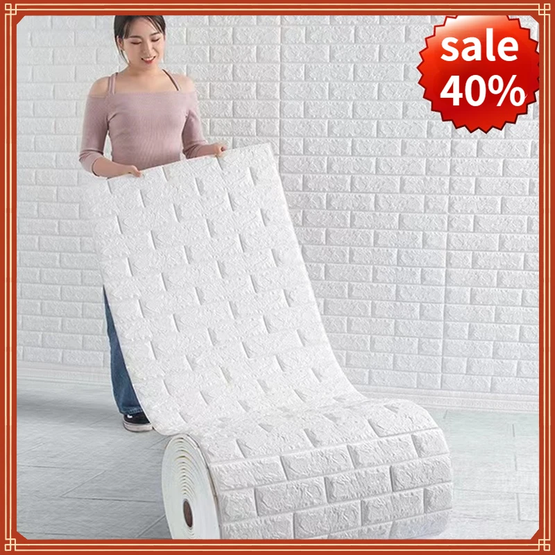 10 Meter 3D Soft Foam Brick Wallpaper Sticker Roll DIY Self Adhesive Living Room Home Kitchen Bathroom Decorative Wall Paper
10 Meter 3D Soft Foam Brick Wallpaper Sticker Roll DIY Self Adhesive Living Room Home Kitchen Bathroom Decorative Wall Paper