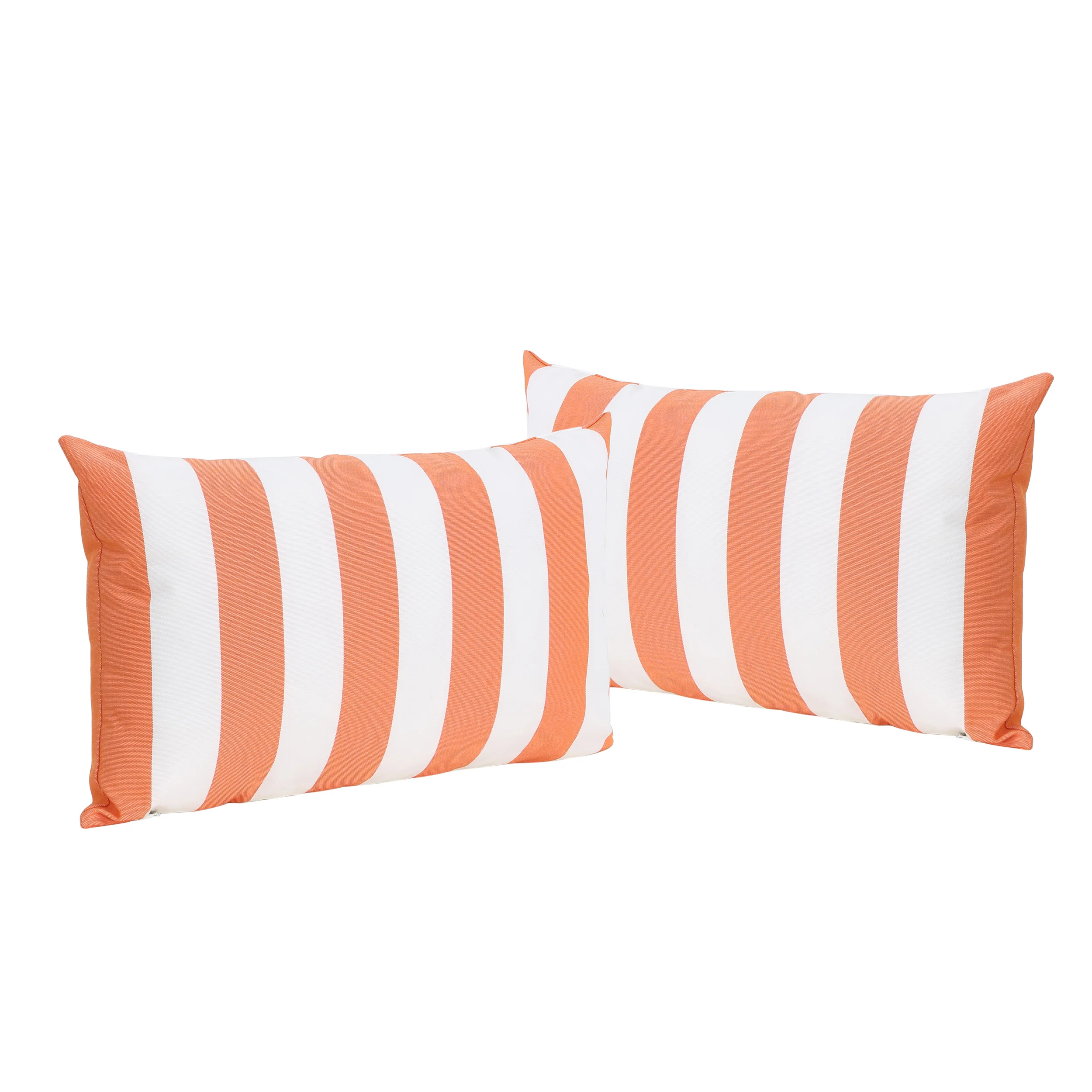 Coronado Outdoor Water Resistant Rectangular Throw Pillow, Set of 2, Orange and White Stripe
Coronado Outdoor Water Resistant Rectangular Throw Pillow, Set of 2, Orange and White Stripe