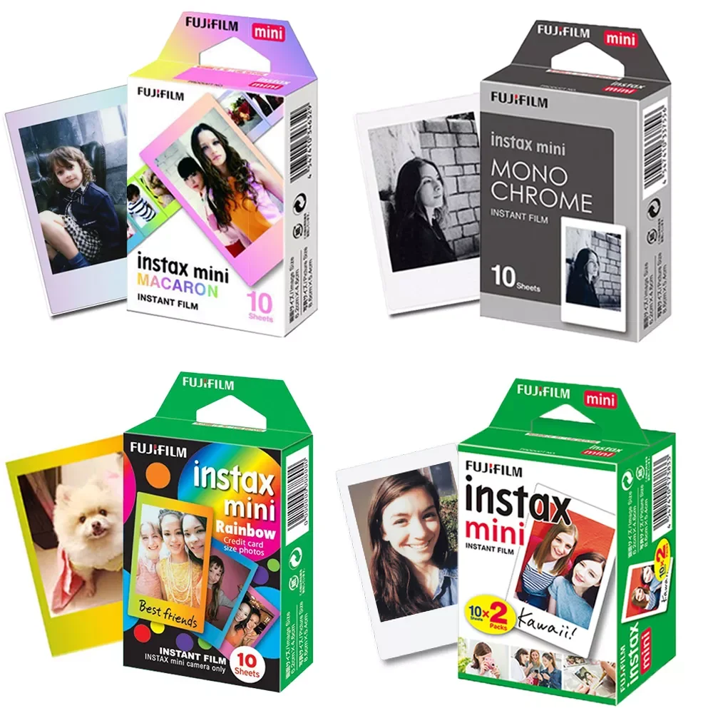 Fujifilm Instax Mini Film Mini 9 Photo Paper 10/20/30 Sheets White Monochrome Rainbow Macaron For Instant Mini 7s 8 70 90 Camera 
Fujifilm Instax Mini Film Mini 9 Photo Paper 10/20/30 Sheets White Monochrome Rainbow Macaron For Instant Mini 7s 8 70 90 Camera