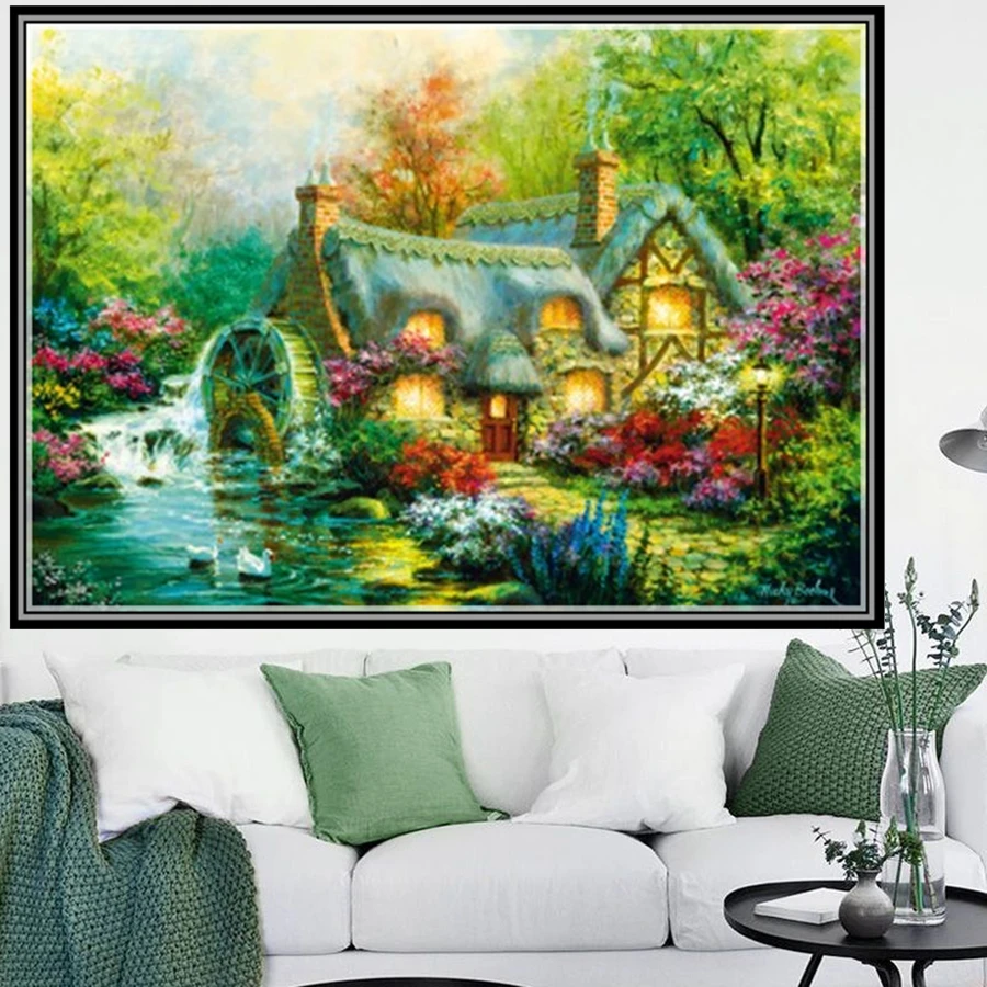 DIY 5D Diamond Painting Landscape Series Full Drill Square Round Embroidery Mosaic Art Picture Of Rhinestones Home Decor Gifts
DIY 5D Diamond Painting Landscape Series Full Drill Square Round Embroidery Mosaic Art Picture Of Rhinestones Home Decor Gifts