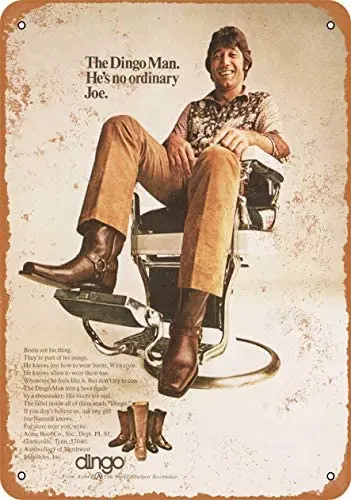 Metal Vintage Tin Sign 1971 Joe Namath for Dingo Boots-Metal Tin Signs, Home Kitchen Wall Retro Poster Plaque Mural Bar Pub Co
Metal Vintage Tin Sign 1971 Joe Namath for Dingo Boots-Metal Tin Signs, Home Kitchen Wall Retro Poster Plaque Mural Bar Pub Co