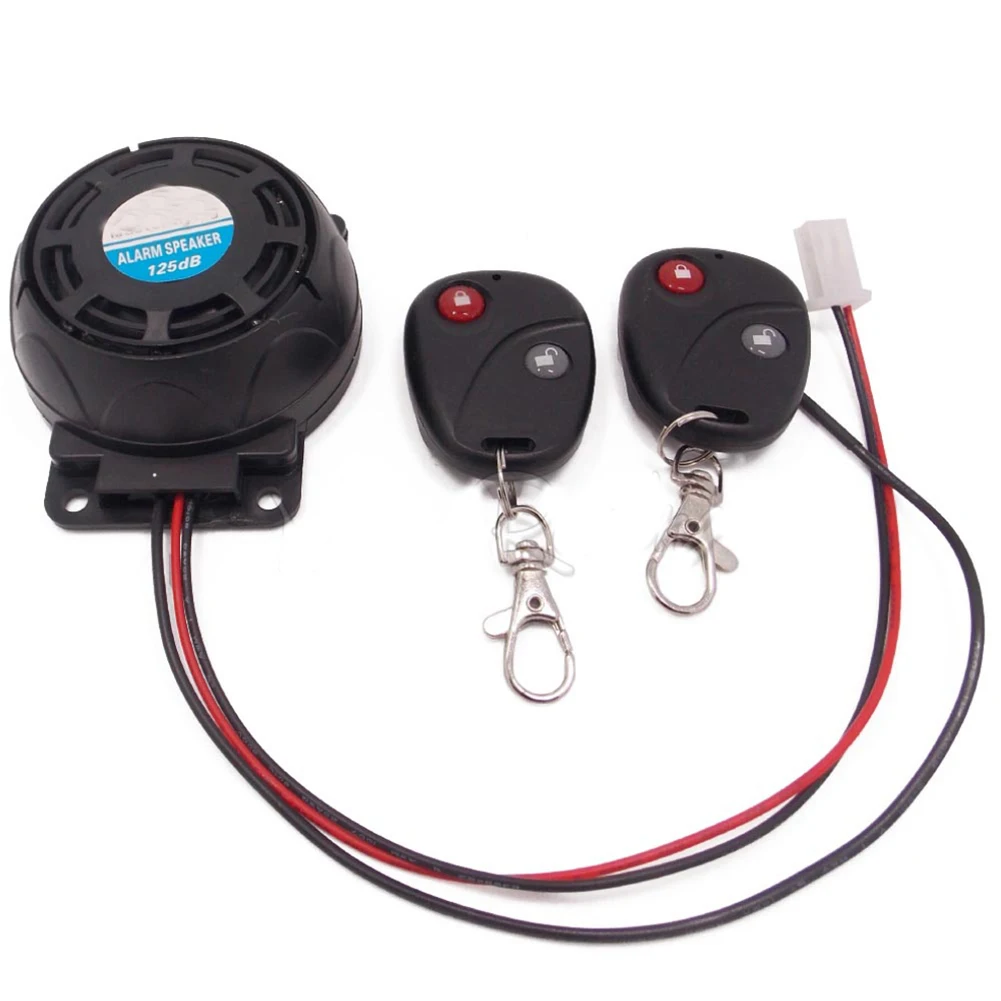 12V Dual Remote Motorcycle Alarm,105-125dB Motorcycle Remote Control Alarm Horn Anti-Theft Security System
12V Dual Remote Motorcycle Alarm,105-125dB Motorcycle Remote Control Alarm Horn Anti-Theft Security System