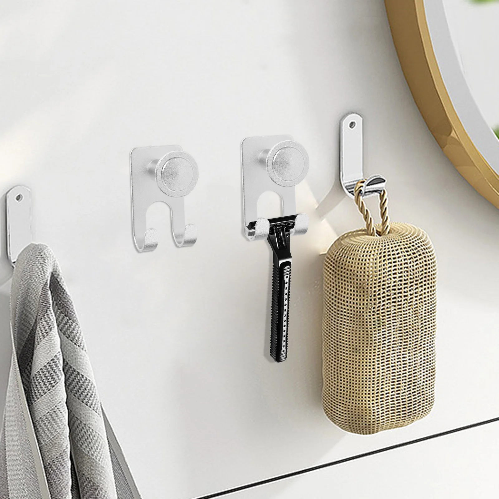 2pcs Wall Holder Bathroom Wall-mounted Hook Manual Electric Holder
2pcs Wall Holder Bathroom Wall-mounted Hook Manual Electric Holder