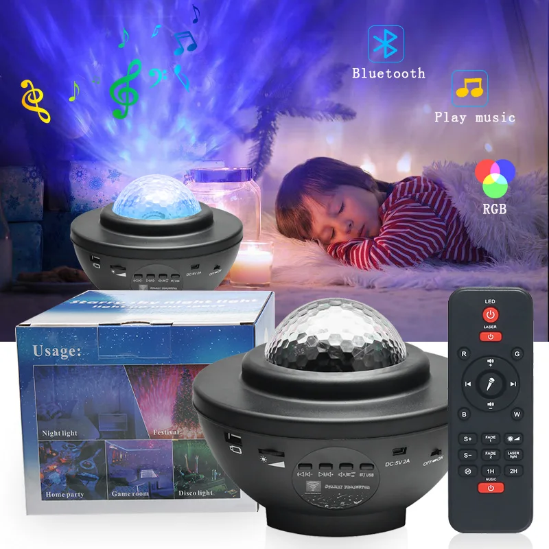 LED Star Galaxy Projector Starry Sky Night Light Built-in Bluetooth-Speaker For Home Bedroom Decoration Kids Valentine's Daygift
LED Star Galaxy Projector Starry Sky Night Light Built-in Bluetooth-Speaker For Home Bedroom Decoration Kids Valentine's Daygift