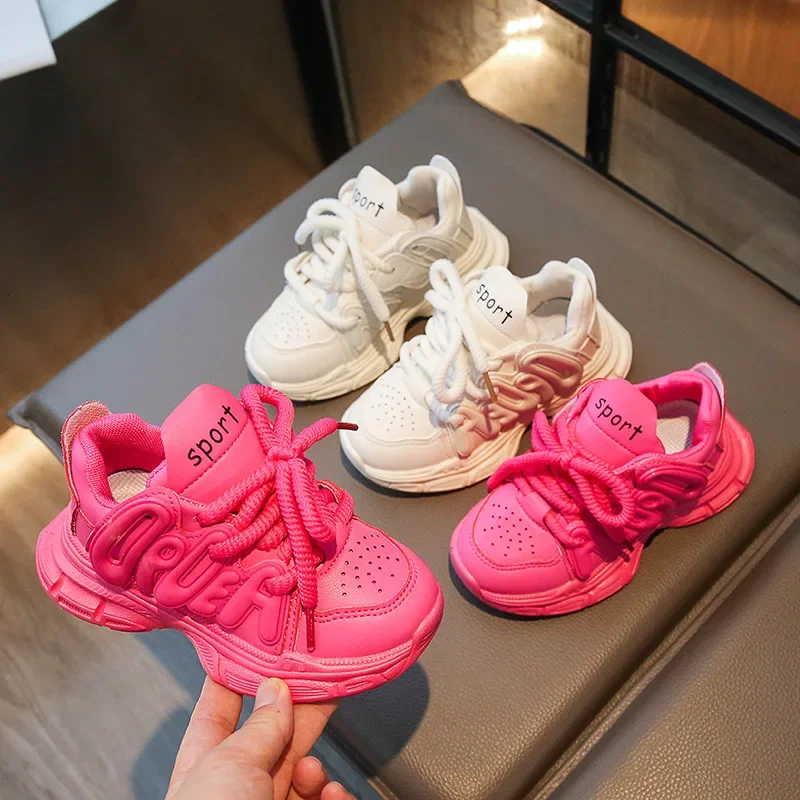 Children's Dad Shoes Thick Sole Sports Lightweight Soft Sole Boys and Girls Sneakers PU Anti Slippery Platform Running Shoes
Children's Dad Shoes Thick Sole Sports Lightweight Soft Sole Boys and Girls Sneakers PU Anti Slippery Platform Running Shoes