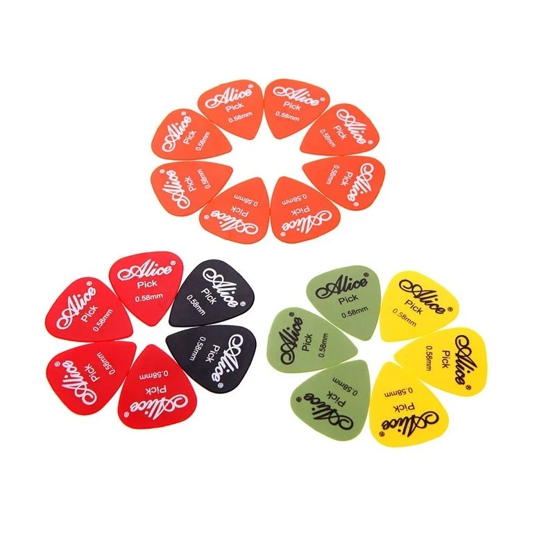 Профессиональные медиаторы для гитары Plectrum Alice AP-P 20 шт. 0,58 мм Гладкие детали и аксессуары из АБС-пластика для гитары
Профессиональные медиаторы для гитары Plectrum Alice AP-P 20 шт. 0,58 мм Гладкие детали и аксессуары из АБС-пластика для гитары