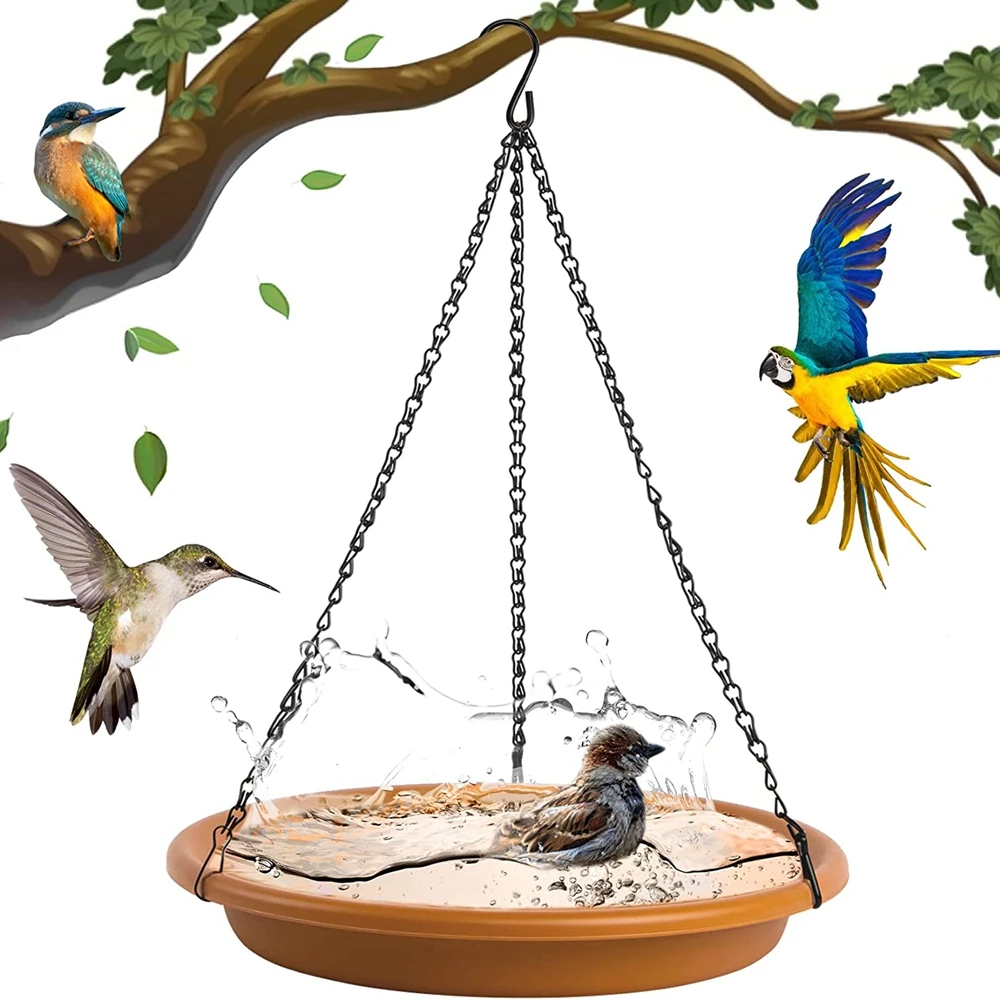 Bird Baths Garden Bird Bat Hanging Bird Water Or Bird Seed Hanging Bird Feeder Bird Bath Bird Feeder Plate Hanging Tray 
Bird Baths Garden Bird Bat Hanging Bird Water Or Bird Seed Hanging Bird Feeder Bird Bath Bird Feeder Plate Hanging Tray