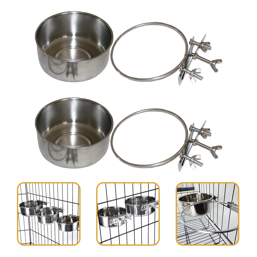 2Pcs Parrot Feeding Dish Cups Bird Bowls For Cage Bird Feeder For Cage Bird Water Feeder For Cage for Parrots Birds Cage
2Pcs Parrot Feeding Dish Cups Bird Bowls For Cage Bird Feeder For Cage Bird Water Feeder For Cage for Parrots Birds Cage