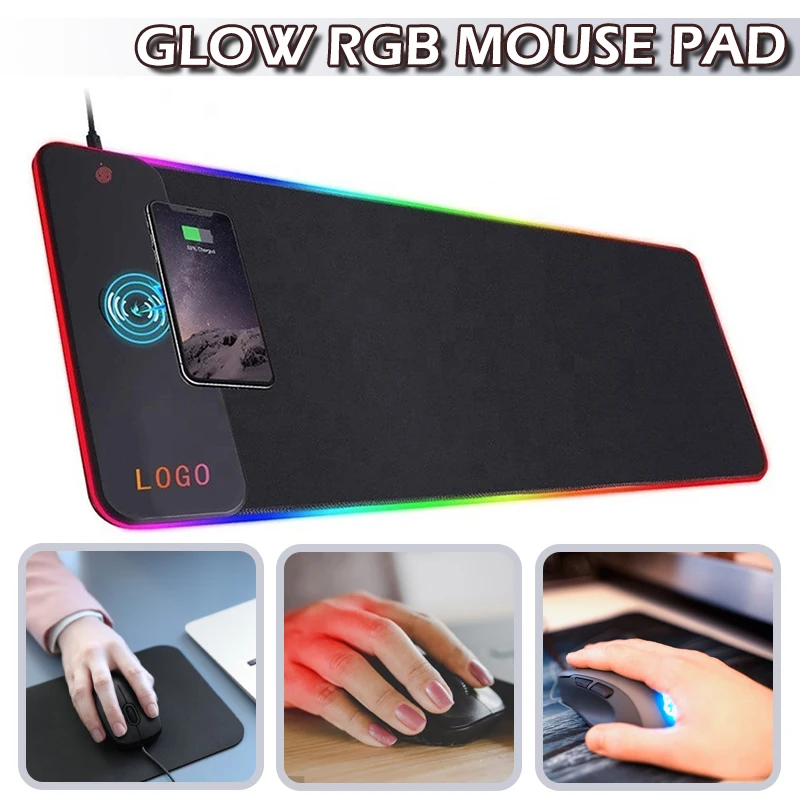 Wireless Charging LED RGB Mouse Pad 10W For Gaming Keyboard Mat Non-Slip Large Output Power 5W/7.5W/10W/15W Brand New
Wireless Charging LED RGB Mouse Pad 10W For Gaming Keyboard Mat Non-Slip Large Output Power 5W/7.5W/10W/15W Brand New