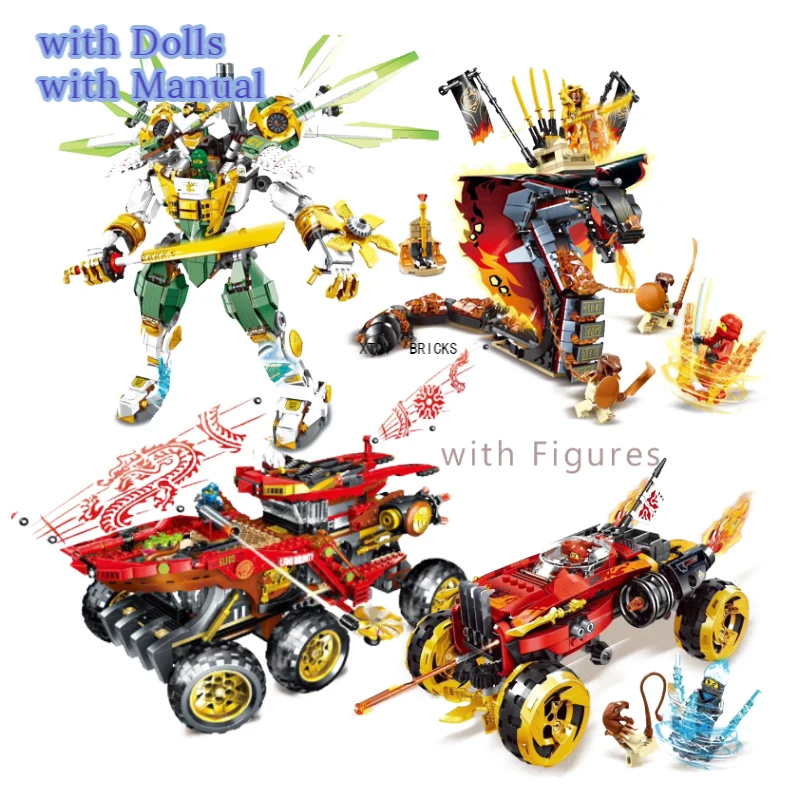 Land Bounty Truck Car Lloyd's Titan Mech Bugs Snake Model Building Blocks Sets Bricks Compatible ninjagoes 70677 70676 70674
Land Bounty Truck Car Lloyd's Titan Mech Bugs Snake Model Building Blocks Sets Bricks Compatible ninjagoes 70677 70676 70674