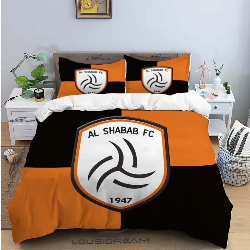 Комплект постельного белья Al-shaab FC из Саудовской Аравии, одинарный, двойной, полноразмерный, Королевский, большого размера, Комплект постель... 
Комплект постельного белья Al-shaab FC из Саудовской Аравии, одинарный, двойной, полноразмерный, Королевский, большого размера, Комплект постель...