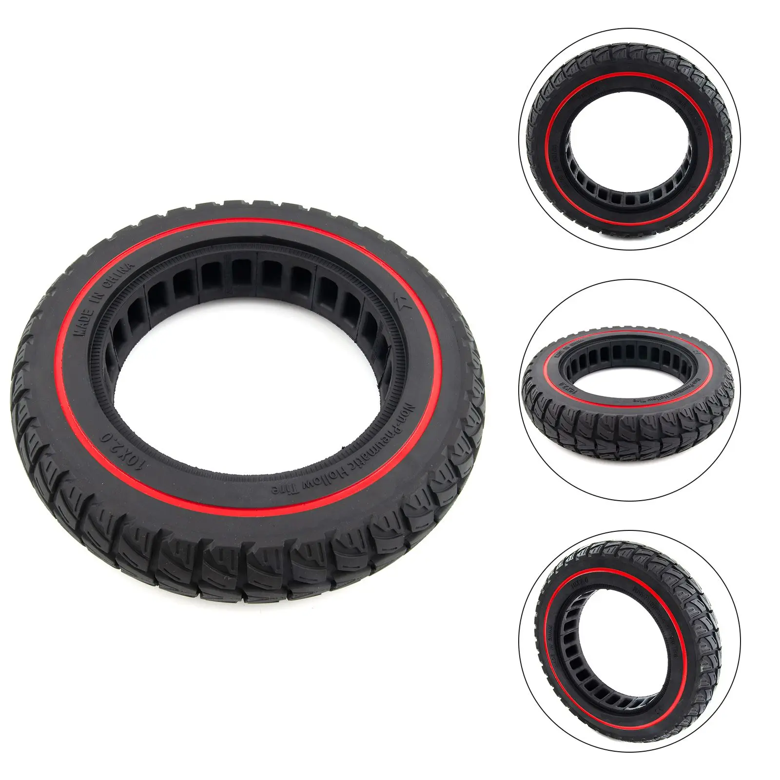 Off-road Tyre Solid Tyre Rubber 10x2.0 Electric Scooter Accessories Front Rear Tire Replacement Durable High Quality
Off-road Tyre Solid Tyre Rubber 10x2.0 Electric Scooter Accessories Front Rear Tire Replacement Durable High Quality