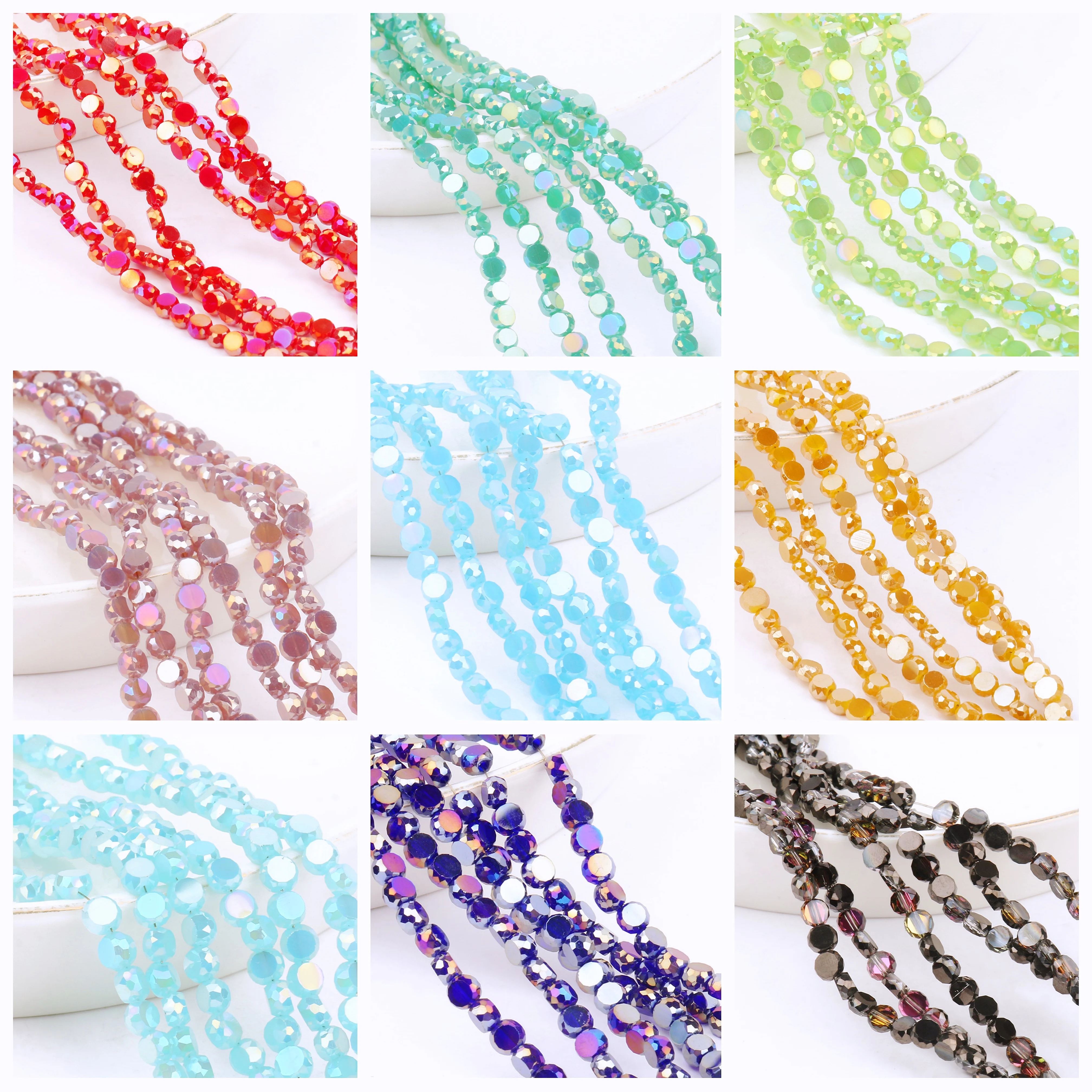 ALLBUYA Blue Pink Multicolor 4mm 140pcs Round Austria Faceted Crystal Glass Beads Loose Spacer Round Beads for Jewelry Making
ALLBUYA Blue Pink Multicolor 4mm 140pcs Round Austria Faceted Crystal Glass Beads Loose Spacer Round Beads for Jewelry Making