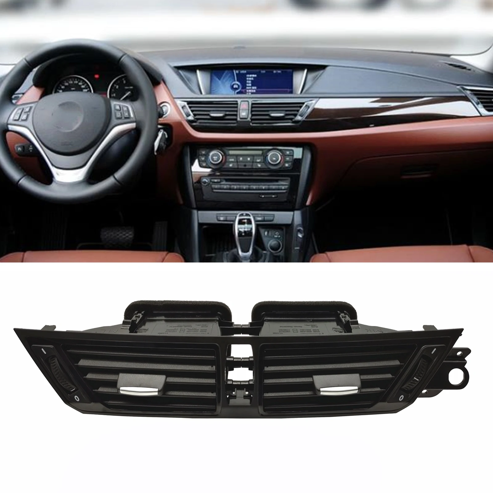 For BMW X1 E84 2010-2015 Center Console Dash A/C Air Vent Assy Front Dashboard Conditioning Outlet Cover Frame Grille Assembly
For BMW X1 E84 2010-2015 Center Console Dash A/C Air Vent Assy Front Dashboard Conditioning Outlet Cover Frame Grille Assembly