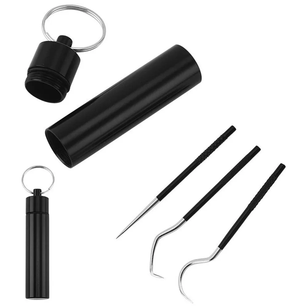 3Pcs/lot Stainless Steel Toothpick Set Portable Oral Cleaning Tools Metal Dental Picks Hooks Cleaning Kit with Toothpicks Holder
3Pcs/lot Stainless Steel Toothpick Set Portable Oral Cleaning Tools Metal Dental Picks Hooks Cleaning Kit with Toothpicks Holder