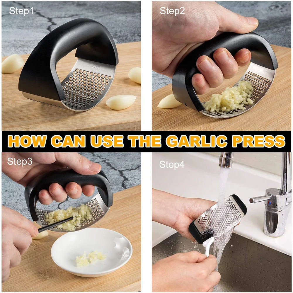 Пресс для чеснока из нержавеющей стали ручная дробилка для чеснока Прямая поставка измельчитель для чеснока измельчитель овощи Кухонные г...
Пресс для чеснока из нержавеющей стали ручная дробилка для чеснока Прямая поставка измельчитель для чеснока измельчитель овощи Кухонные г...