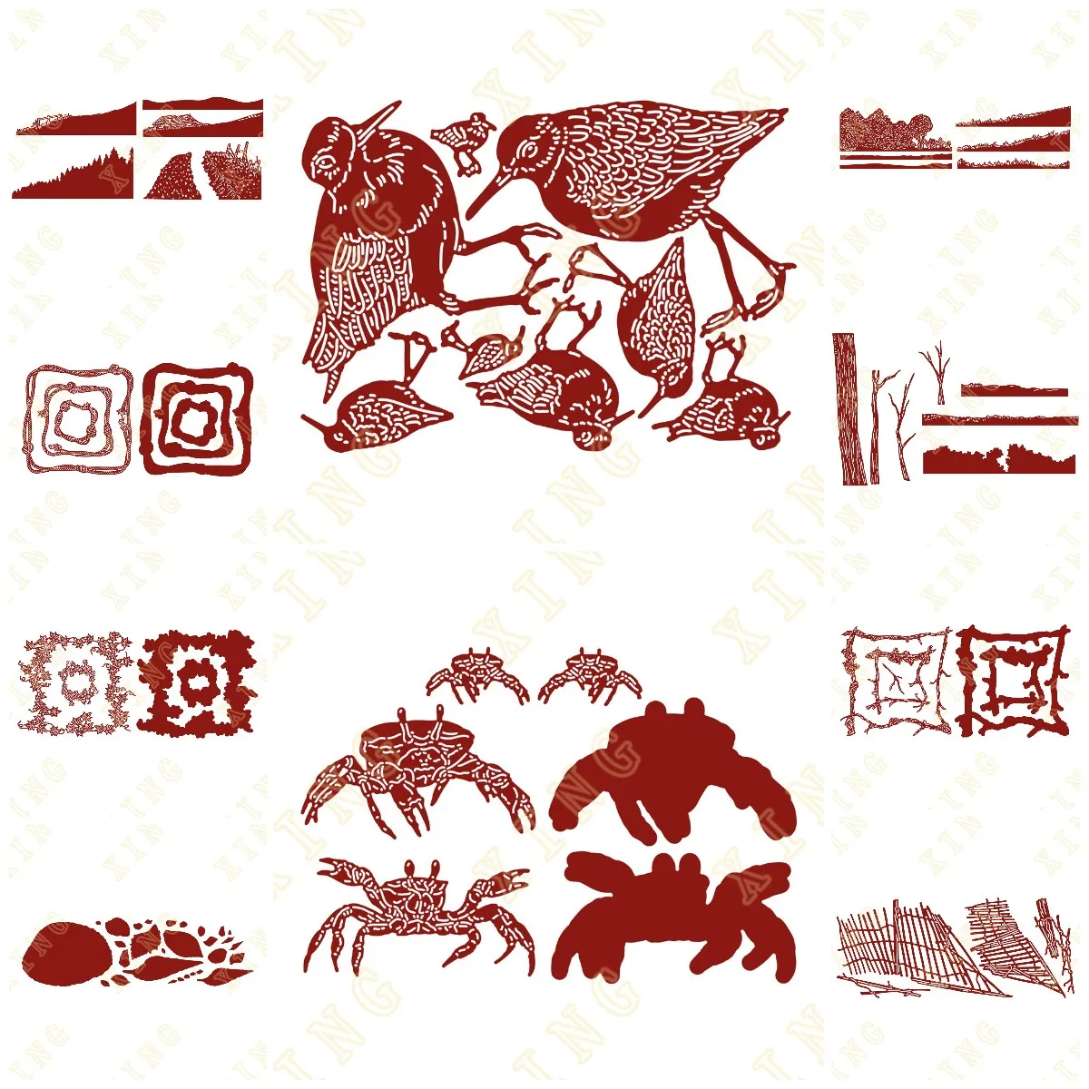 Horizon Shorebirds Wicker Framework New Metal Cutting Dies Scrapbook Diary Decoration Stencil Embossing Template Diy Handmade
Horizon Shorebirds Wicker Framework New Metal Cutting Dies Scrapbook Diary Decoration Stencil Embossing Template Diy Handmade