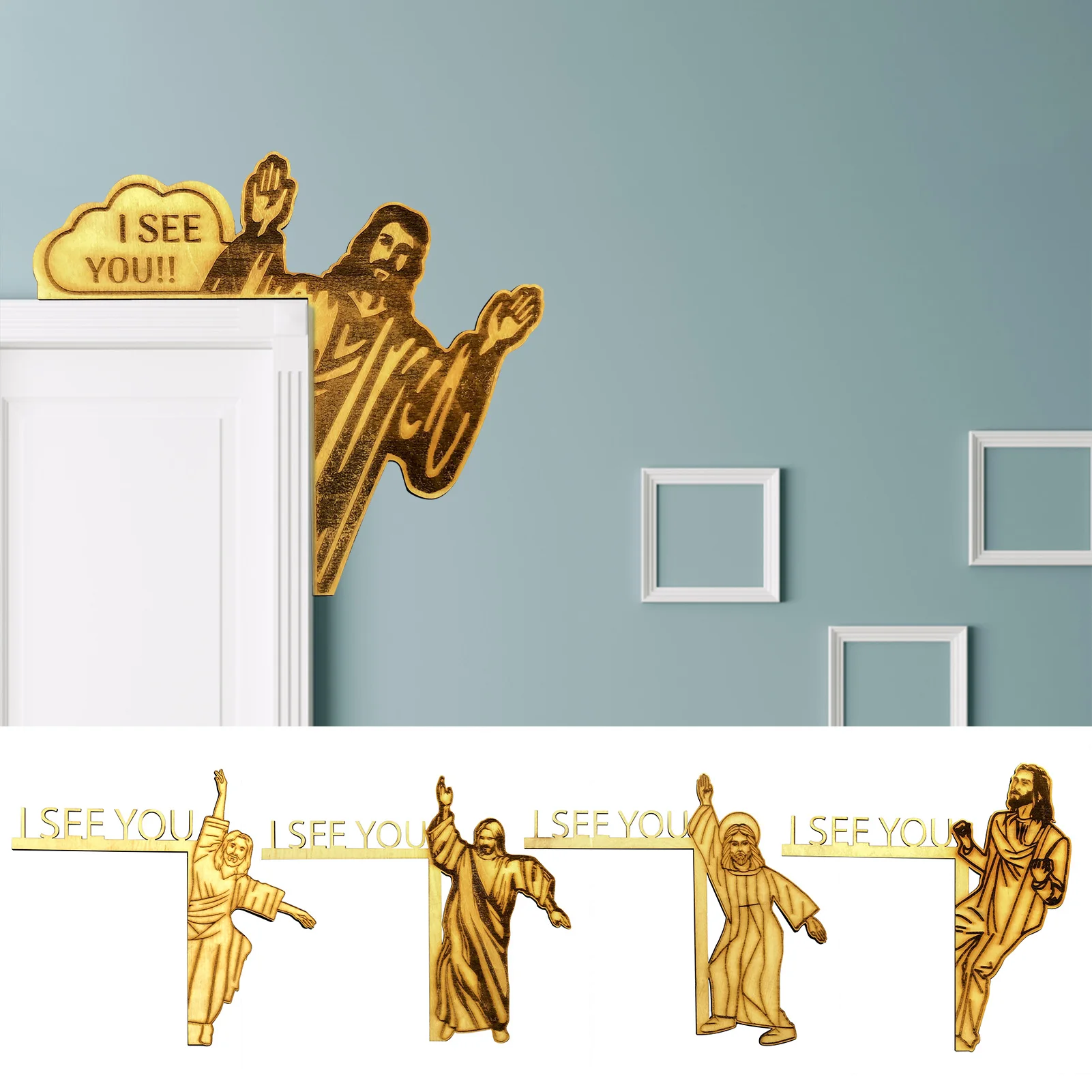 Jesus Door Corner Decoration Jesus Sign For Right Door Frame Funny Jesus Statues Wall Sculpture Home Art Hanger Ornaments
Jesus Door Corner Decoration Jesus Sign For Right Door Frame Funny Jesus Statues Wall Sculpture Home Art Hanger Ornaments
