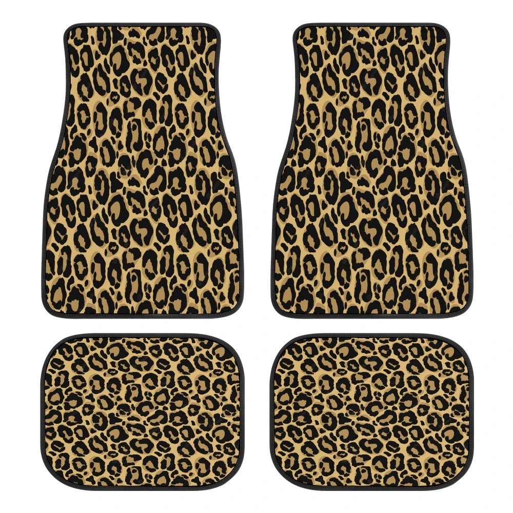 Leopard print car floor mat custom printed car accessories suitable for most car floor MATS
Leopard print car floor mat custom printed car accessories suitable for most car floor MATS