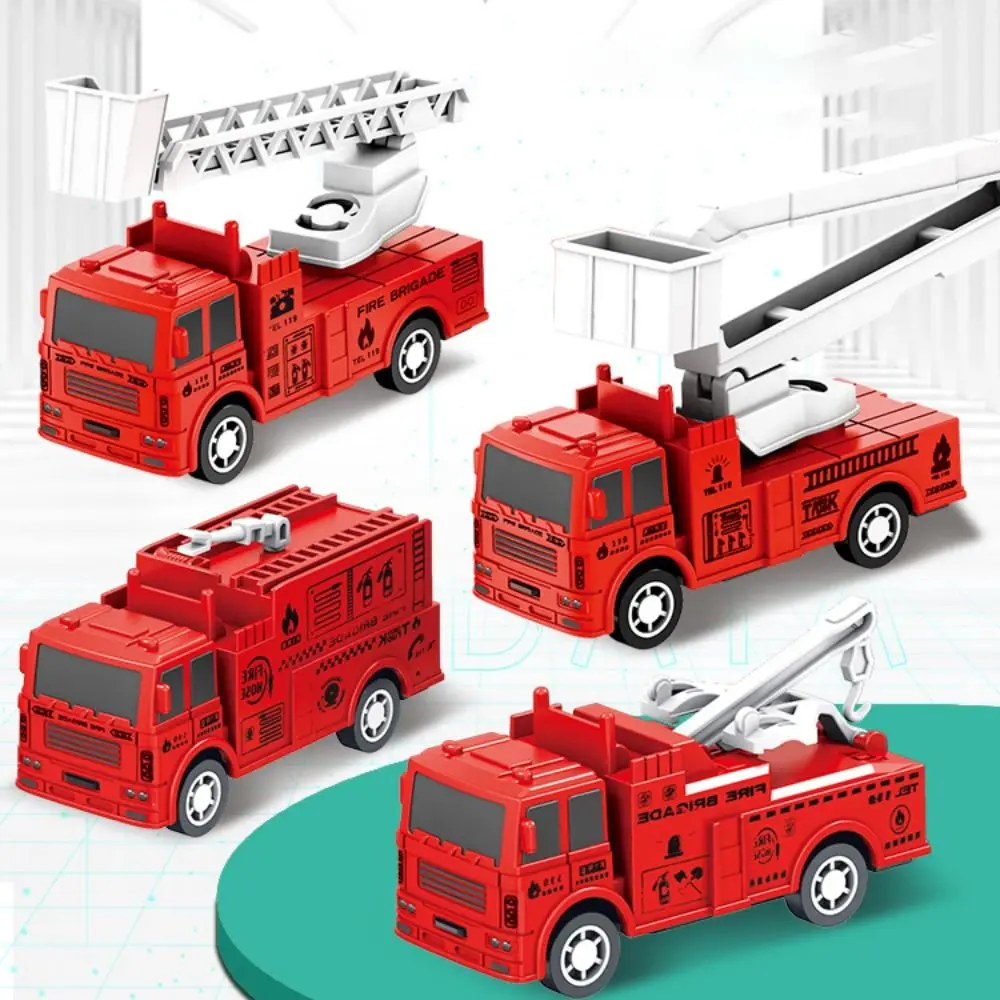 4PCS Children's Gift Four-Piece Set Engineering Vehicle Mini Car Fire Fighting Car Fire Truck Car Models Pull Back Cars
4PCS Children's Gift Four-Piece Set Engineering Vehicle Mini Car Fire Fighting Car Fire Truck Car Models Pull Back Cars