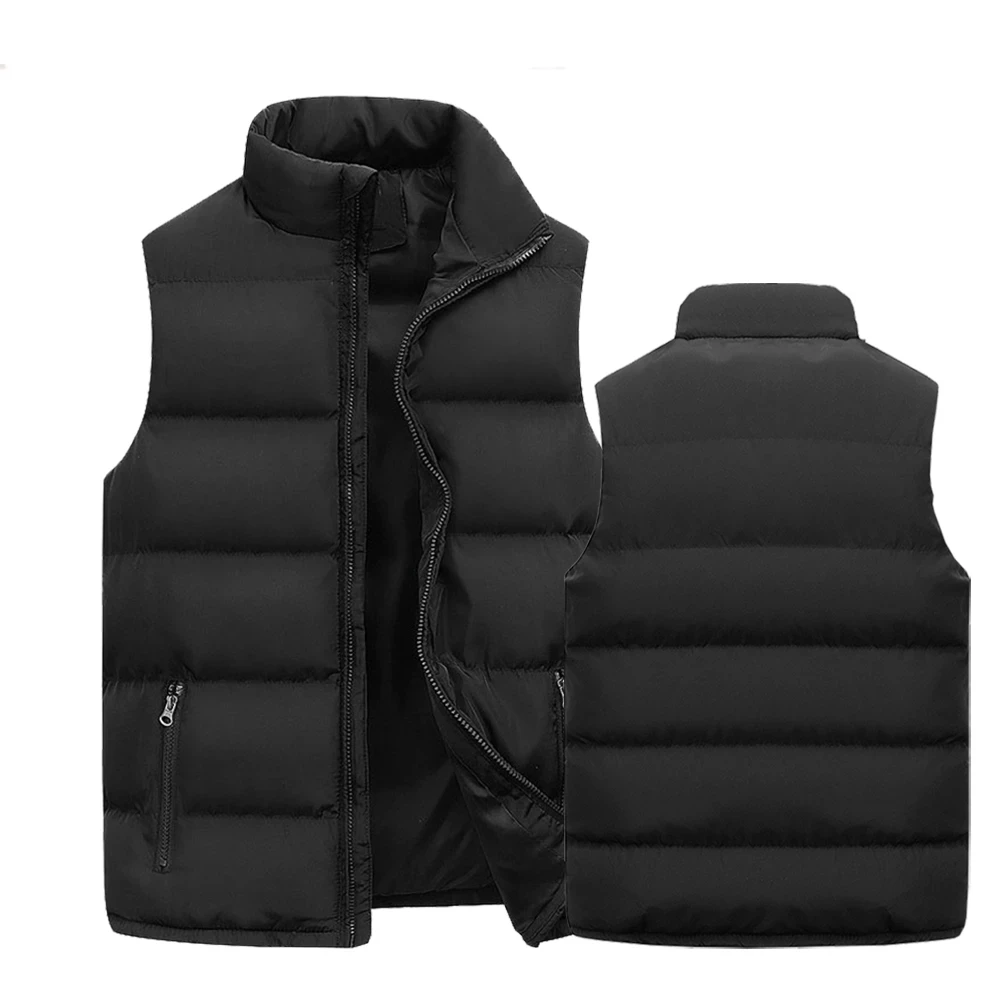 Waistcoat Winter Autumn Coat Casual Sleeveless Brand Collar Mens Jacket Zipper Warm Stand-up Vest Waterproof Clothing Jackets
Waistcoat Winter Autumn Coat Casual Sleeveless Brand Collar Mens Jacket Zipper Warm Stand-up Vest Waterproof Clothing Jackets